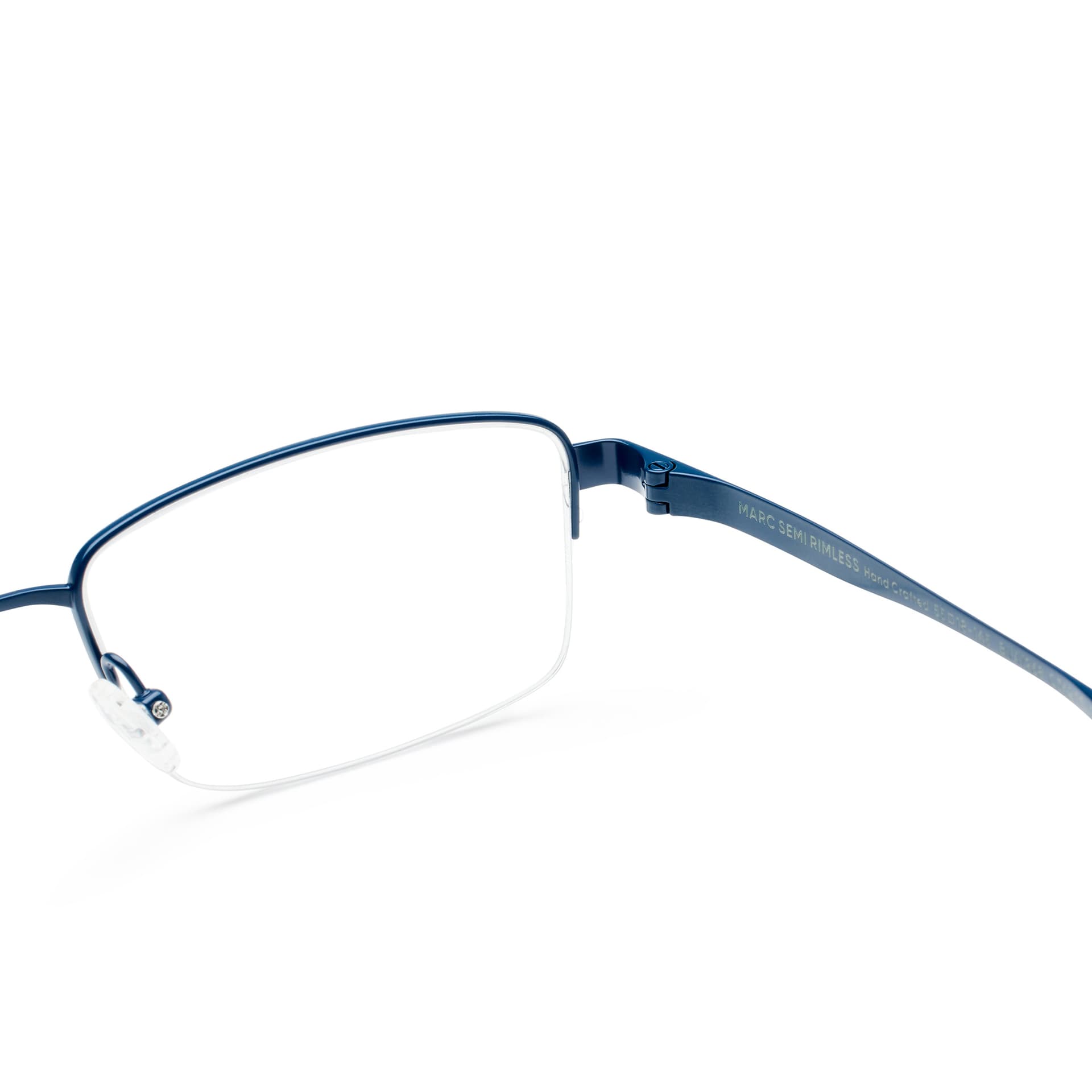 Marc Semi Rimless Navy Glasses Bailey Nelson New Zealand